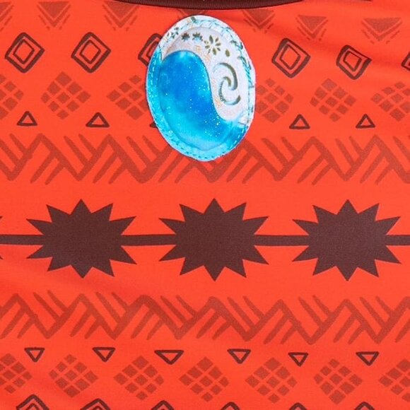 Disney Store Girls Moana Deluxe Two-Piece Swim Set (L) - Picture 2 of 6